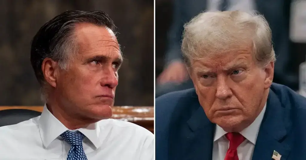 Donald Trump attacks Mitt Romney as he endorses the GOP primary candidate