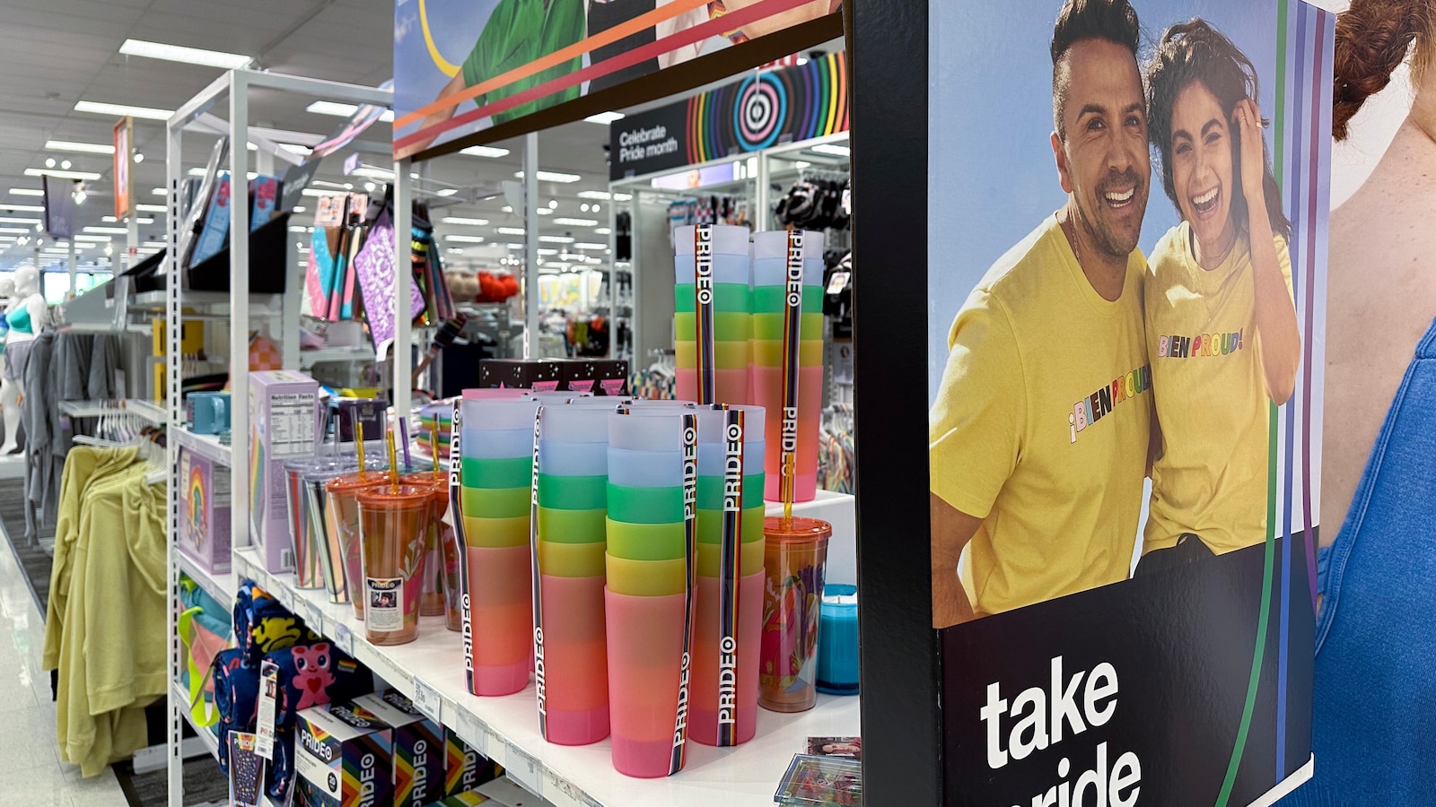 Aim to reduce the number of stores selling Pride-themed merchandise after last year's setback