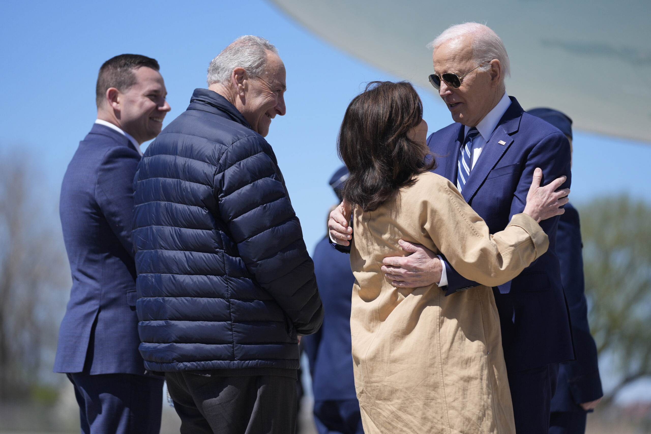 Biden visits Syracuse as chaos grows on NYC campus