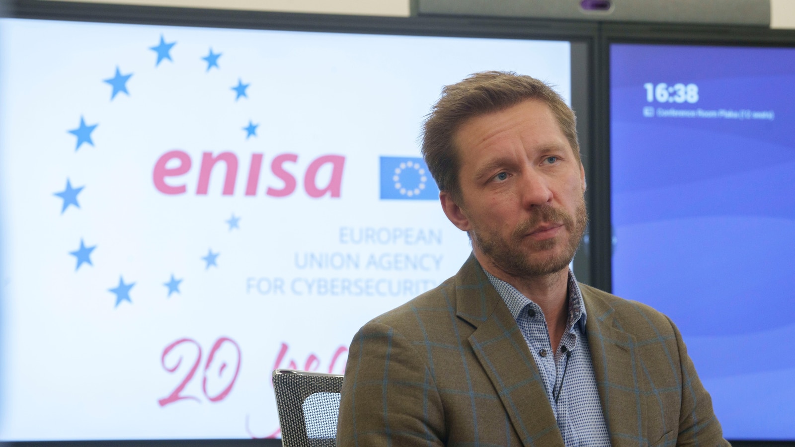 Europe's cybersecurity chief says the number of disruptive attacks has doubled recently and sees Russia behind many