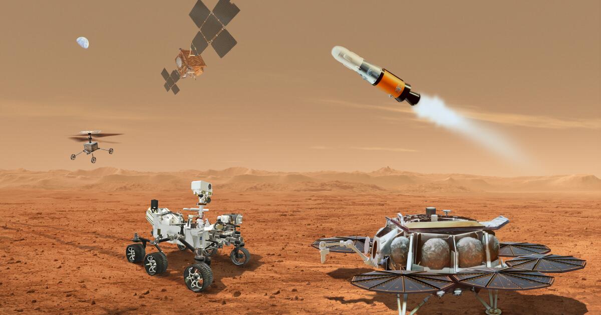 NASA's attempt to bring part of Mars home is unprecedented.  The mission's problems are not
