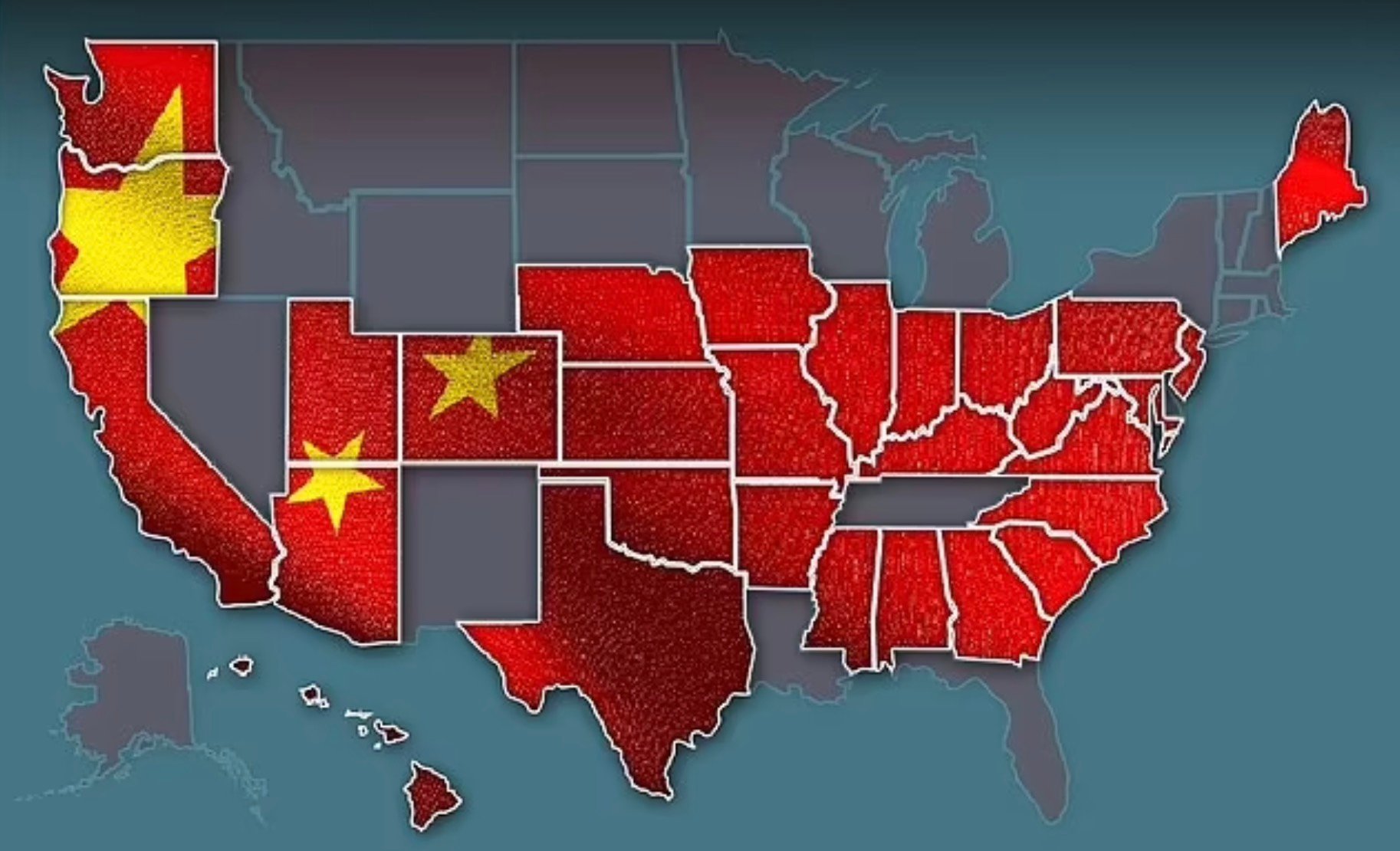 Shocking map reveals vast expanses of US farmland owned by Chinese government |  The Gateway expert
