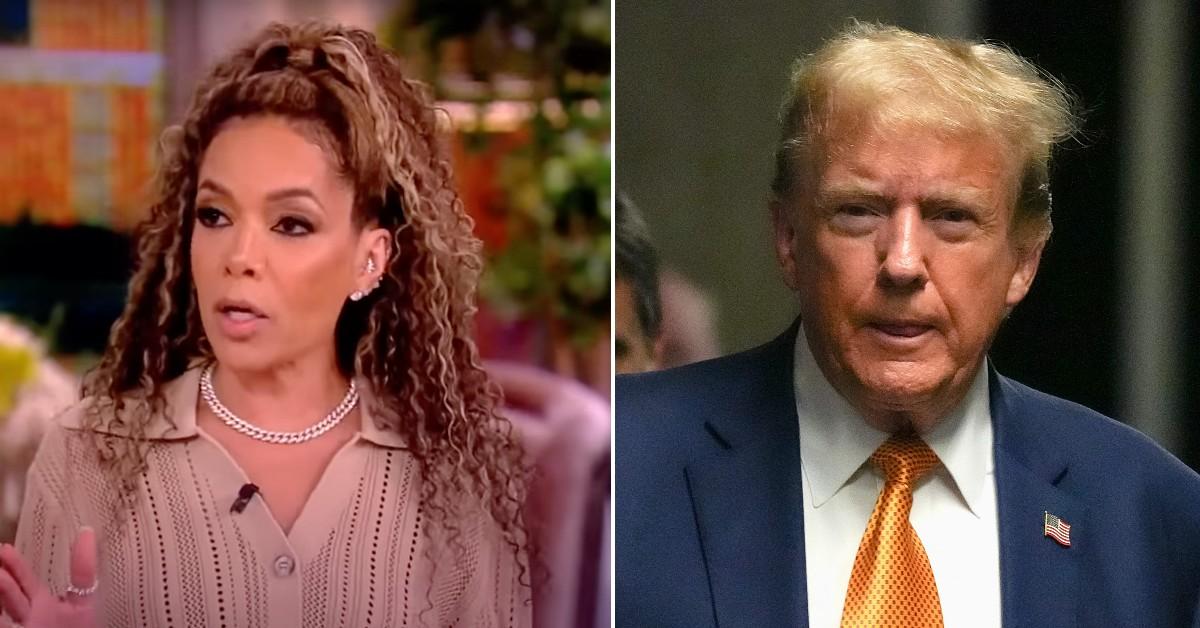 Sunny Hostin makes fun of Donald Trump's tan after attending the Hush Money trial