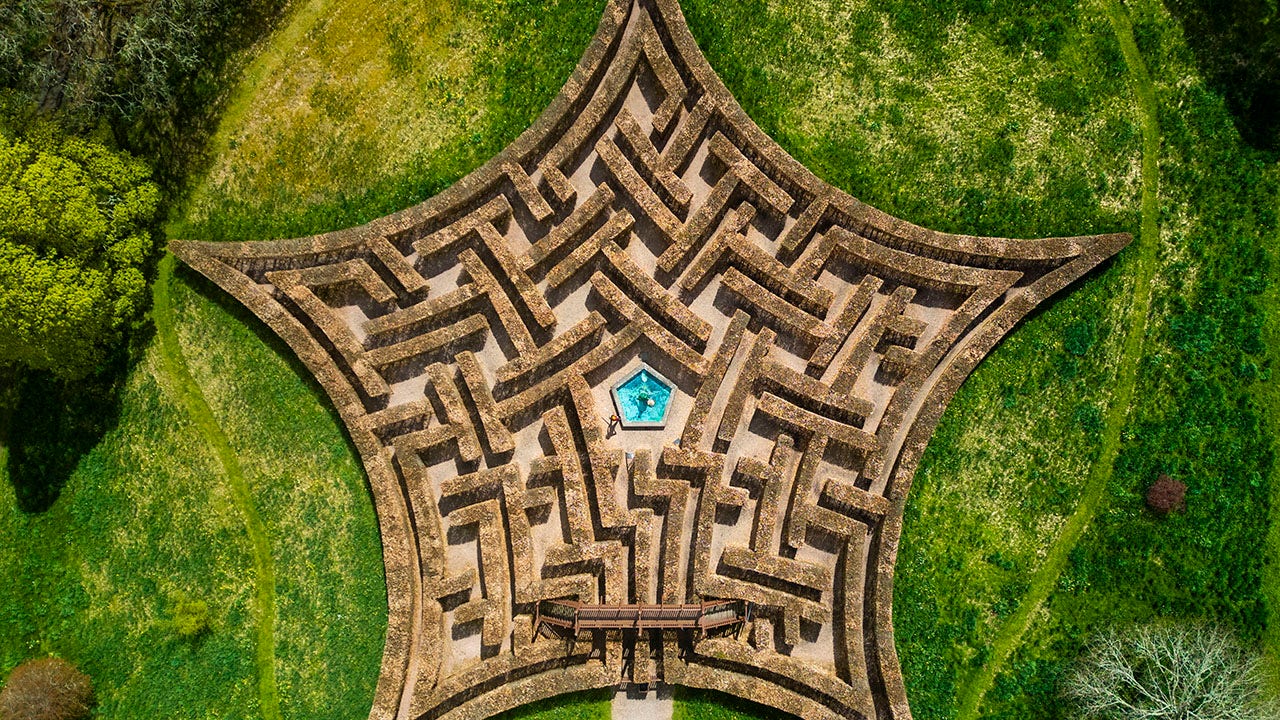 The family history in Scotland is central to a maze in the shape of a five-pointed star: 'Bring it back to life'