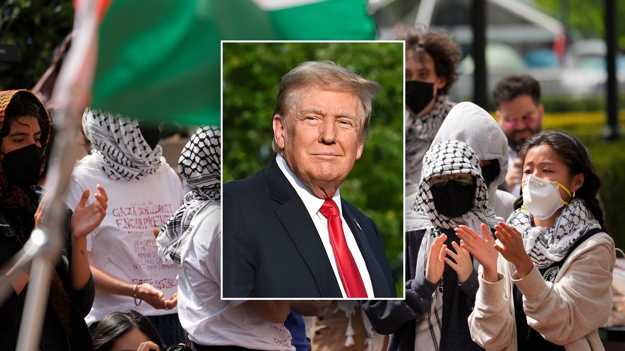Trump tells donors in New York he will stop 'radical revolution' at college and send anti-Israel agitators 'out of the country'