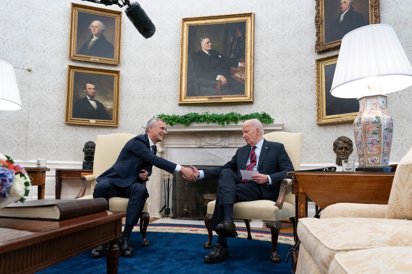 Biden meets with NATO chief ahead of potentially rocky summit in DC