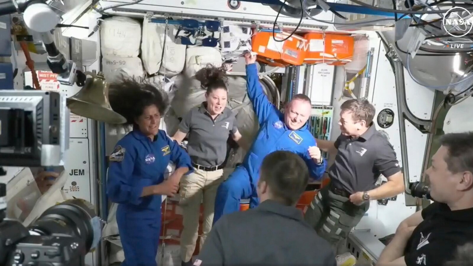 Boeing's astronaut capsule arrives at the space station after problems with its thruster