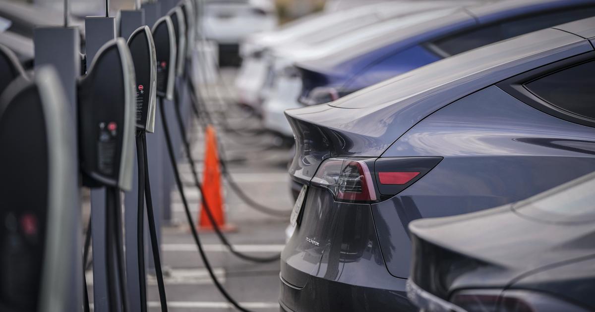 Electric vehicle prices are plummeting. Here’s how they compare to gas-powered cars now.