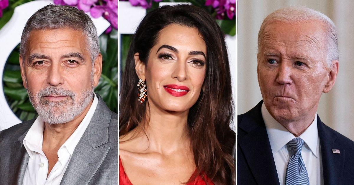 George Clooney called the White House to complain about Biden's criticism of wife Amal's work