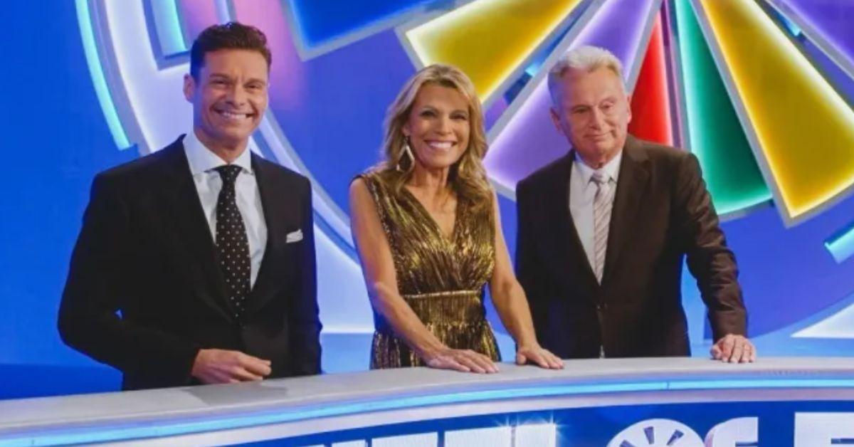 Ryan Seacrest and Vanna White photo on Wheel of Fortune set released
