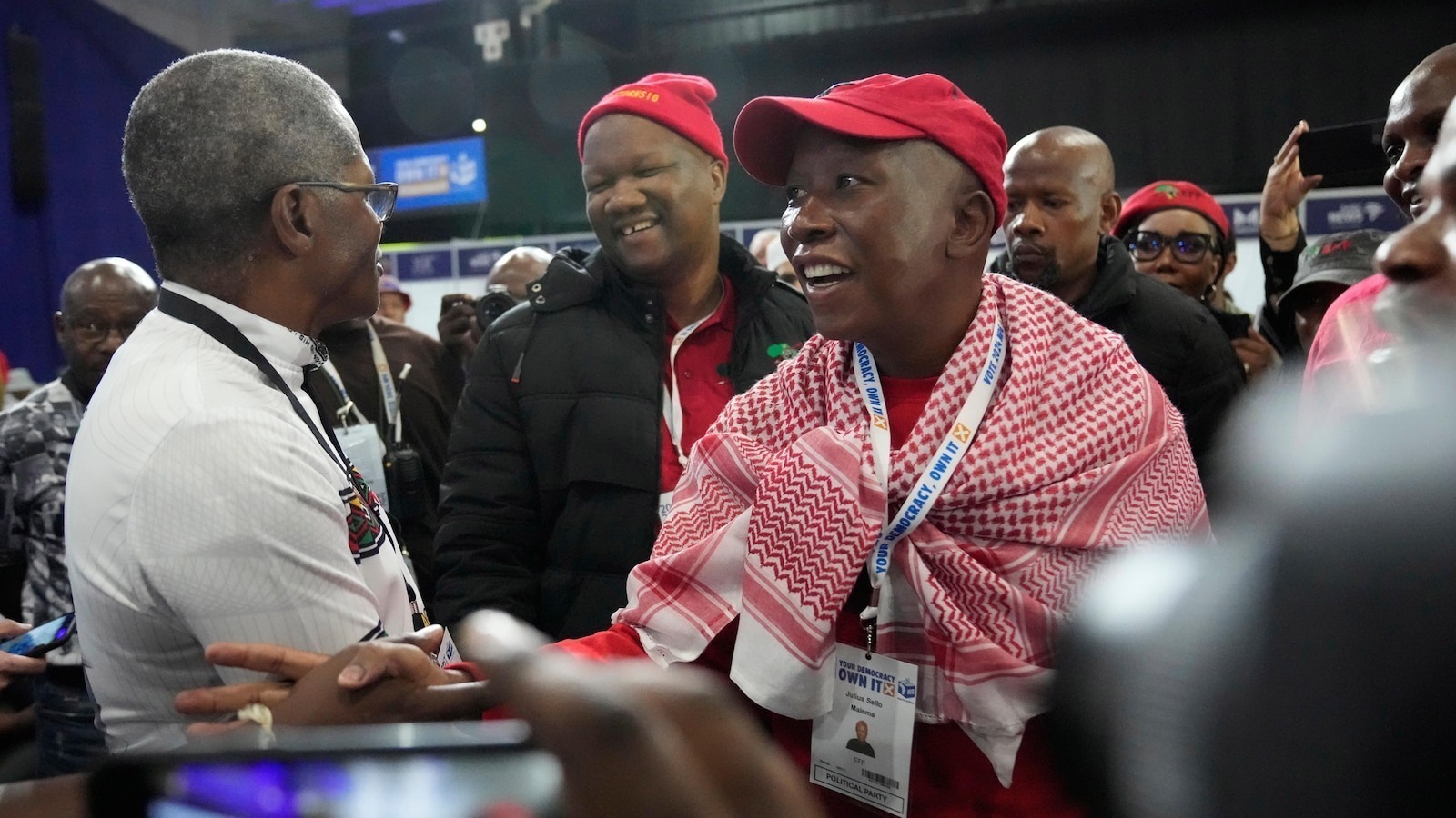 South African opposition parties are holding crucial talks on the ANC's unity plan.  But deep rifts remain