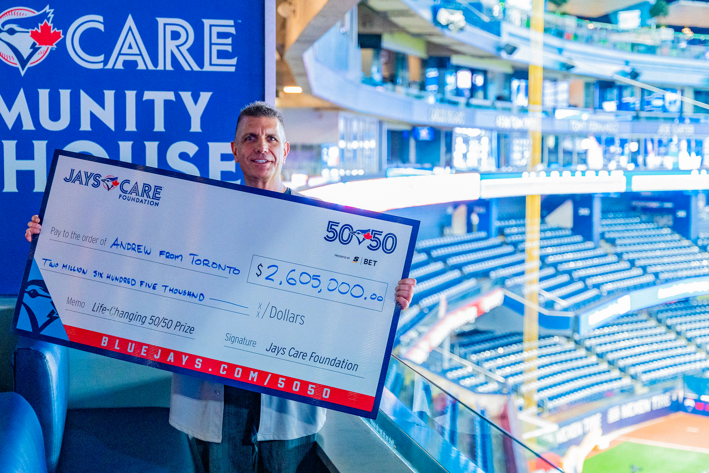 The Blue Jays' Dazzling 50/50 Lotto Changes Lives for a Good Cause: 'Is This Real?'