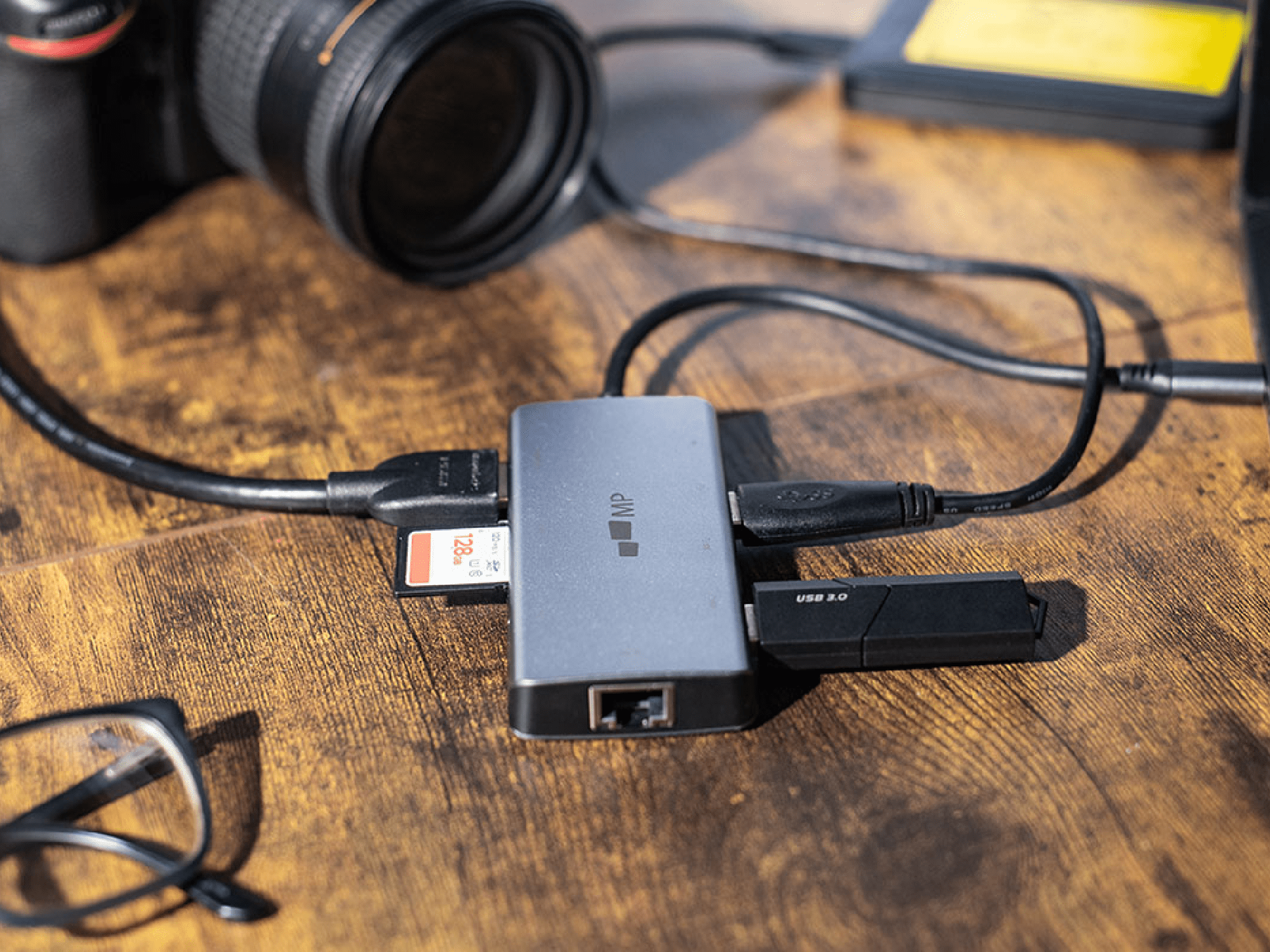 Turn your laptop's USB-C port into 4K HDMI, SD, USB and more with this hub