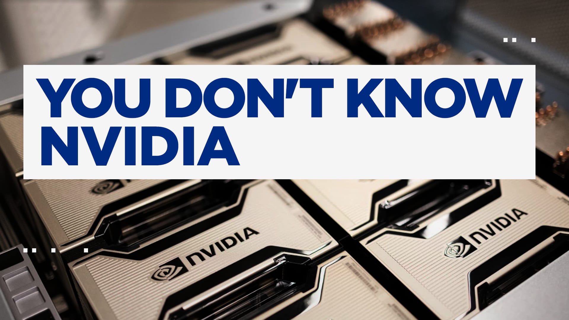You don't know Nvidia