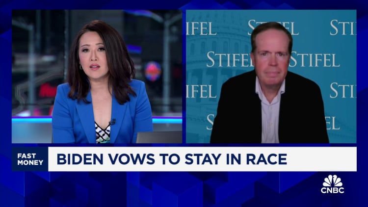 According to Stifel, there is a 40% chance that Biden will withdraw from the presidential race