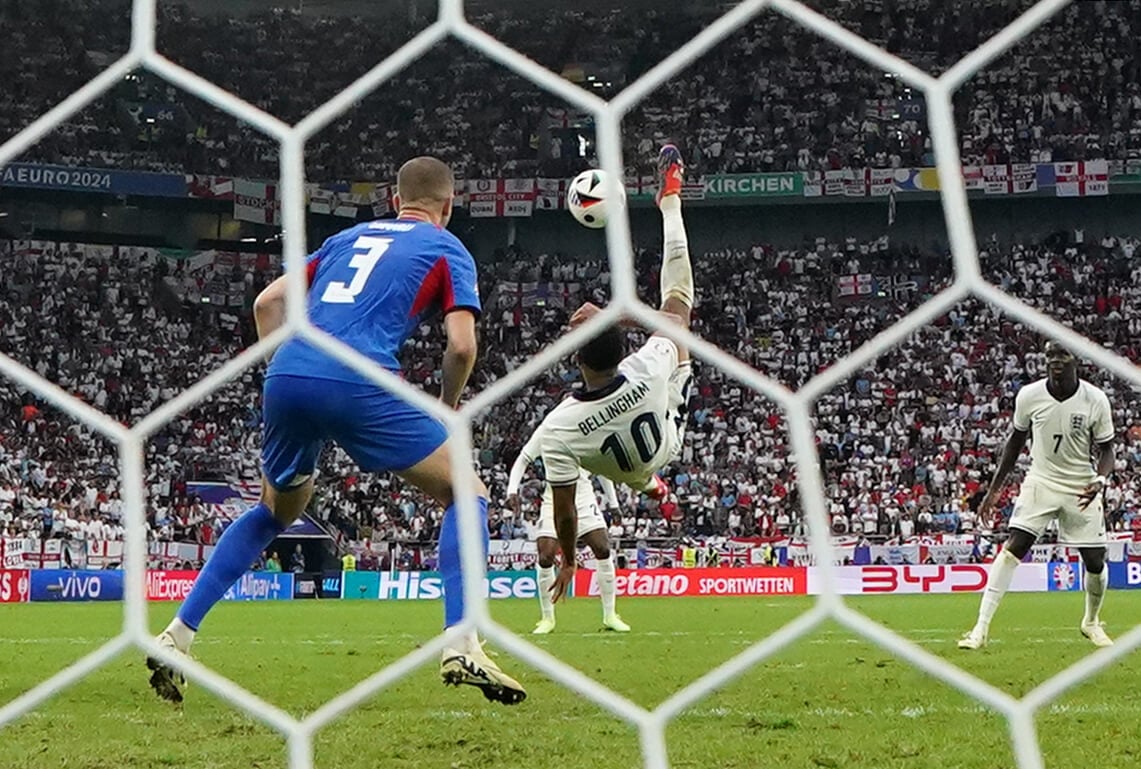 How England saved their Euro 2024 campaign with a bicycle kick and a 'time-travelling' goal