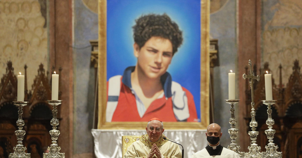 Pope Francis formally approves the canonization of the first ever millennial saint, teenager Carlo Acutis